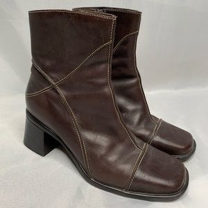 Clark's Brown Leather Boots